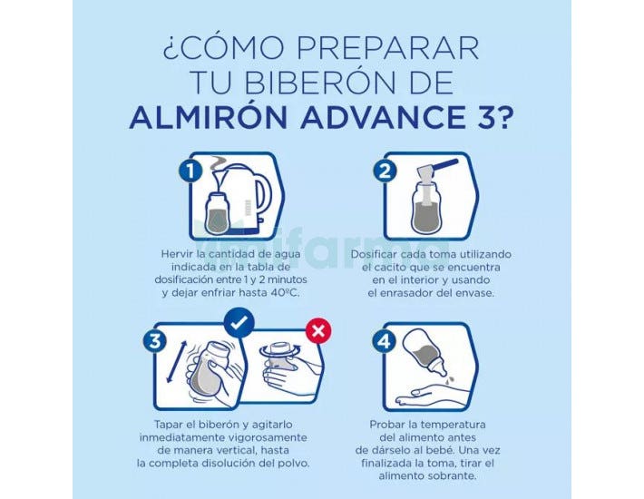 ≫ Comprar almiron advance 3 pronutra 800g online