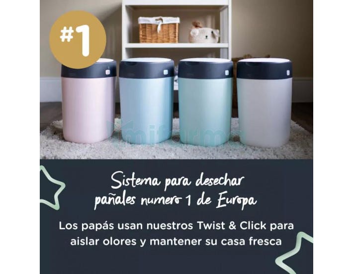 Chollo! 18x recambios Tommee Tippee Twist and Click 59.99€.