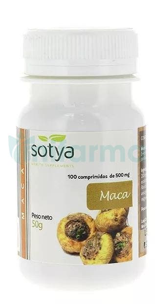 Maca Andina Sotya 100 Comprimidos de 500 mg