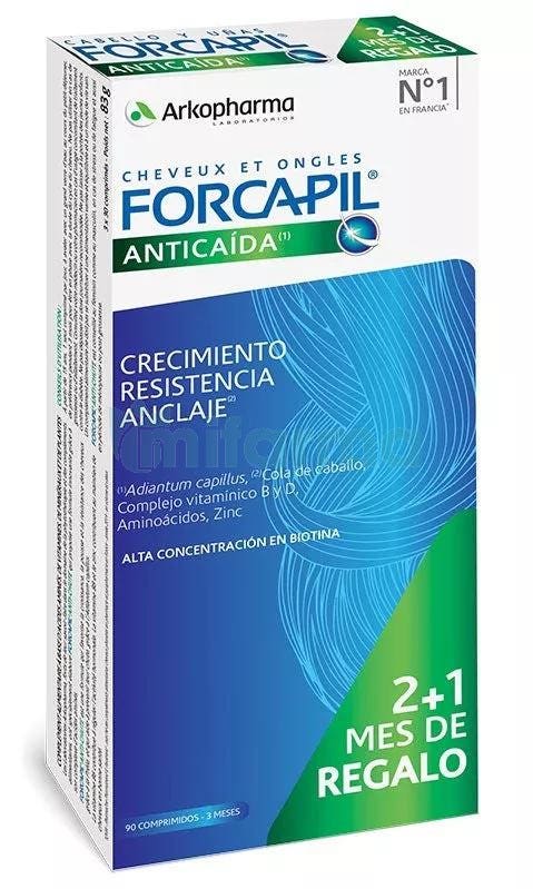 Forcapil Anti-Hair Loss Arkopharma 30 Capsules 2 + 1