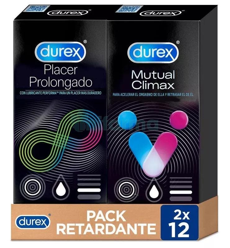 Durex Preservativos Placer Prolongado 12 Uds Mutual Climax 12 Uds