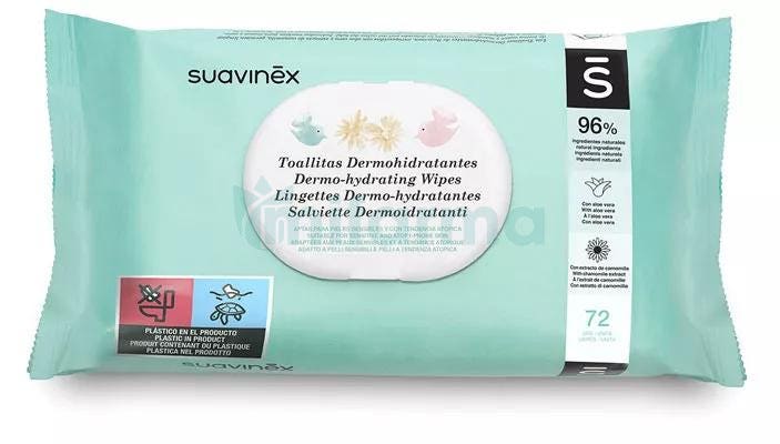 Suavinex Toallitas Dermohidratantes 72 unidades