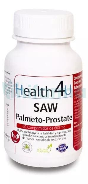 H4U Saw Palmeto-Prostate Pridaho 60 Comprimidos