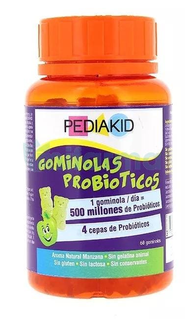 Pediakid Gominolas Probioticos Sabor Manzana 138 Gr
