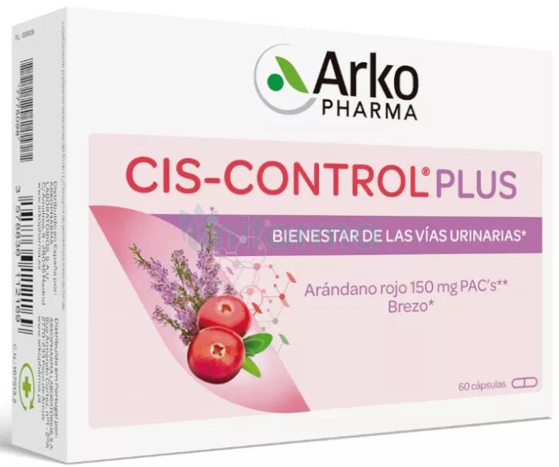 Cis-Control Cranberola Plus 60 Capsulas Arkopharma