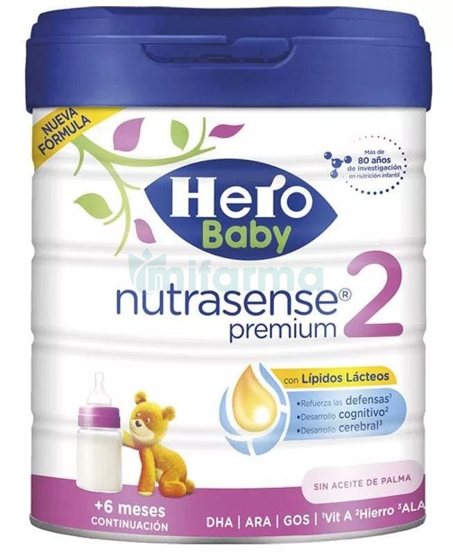 Hero Baby Nutrasense Premium Leche 2 800Gr