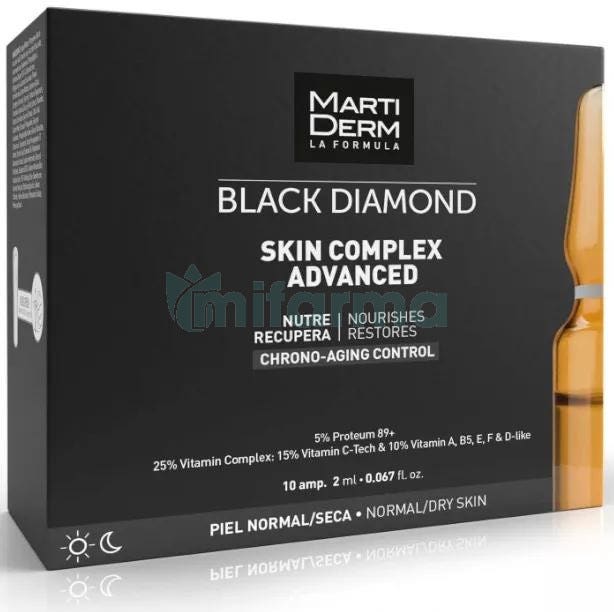 Martiderm Black Diamond Skin Complex Advanced 10 Ampollas
