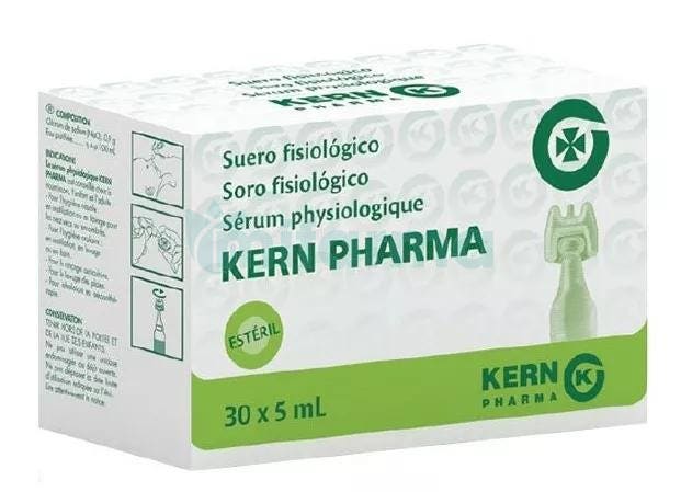 Suero Fisiologico Kern Pharma 5ml x 30 Monodosis