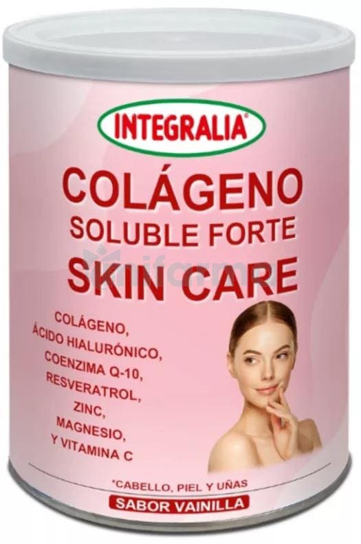 Integralia Colageno Soluble Forte Skin Care Sabor Vainilla 360gr