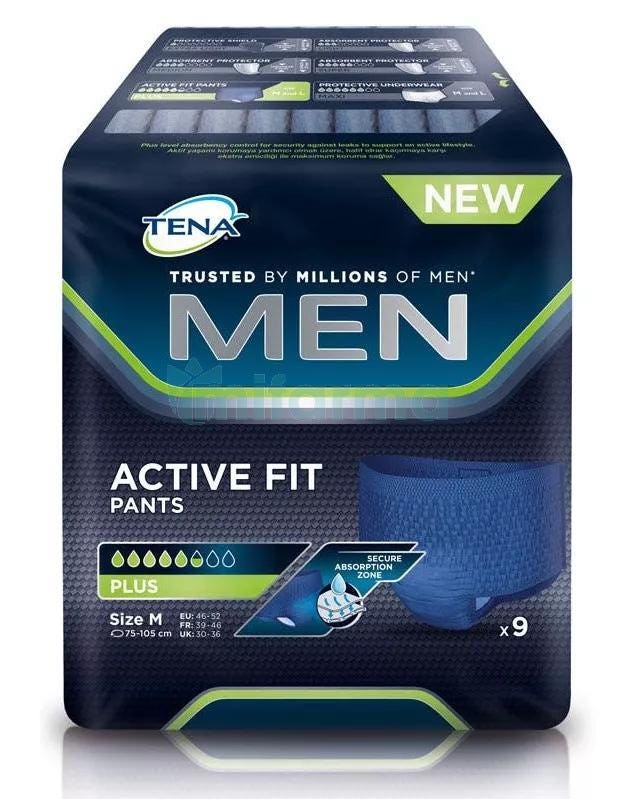 TENA Men Pants Active Fit Medium 9 uds