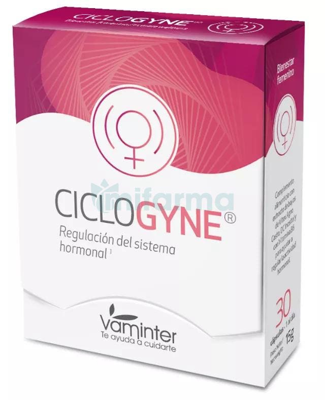 Ciclogyne Complemento Alimenticio de Regulacion Hormonal Vaminter 30 Capsulas