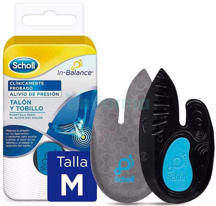 Scholl Plantilla In-Balance Talon y Tobillo M (40-42) 2Uds