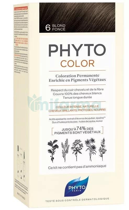 Tinte Phytocolor 6 Rubio Oscuro