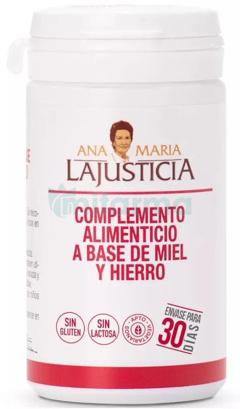 Ana Maria LaJusticia Hierro con Miel 135 gramos