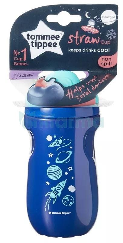 Tommee Tippee Explora Straw Cup Chico Color Azul 12m 260 ml