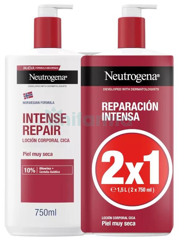 Neutrogena Locion Corporal Reparacion 2x750 ml