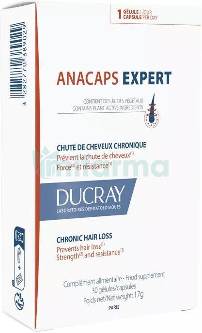 Anacaps Progressiv Ducray 30 Capsulas
