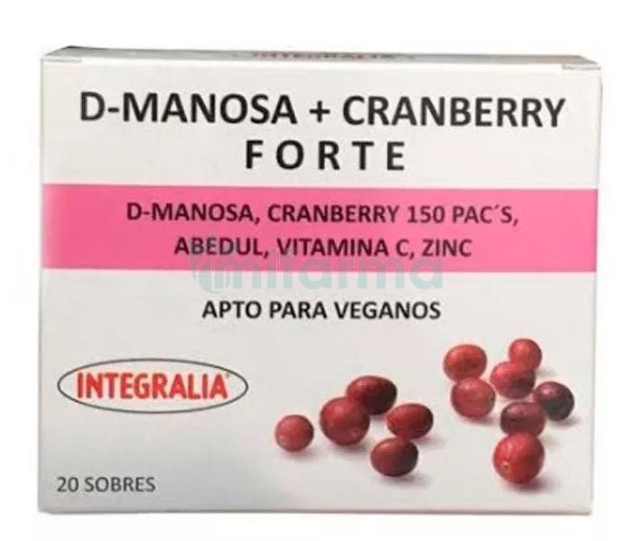 D-Manosa y Arandanos Forte Integralia 20 Sobres