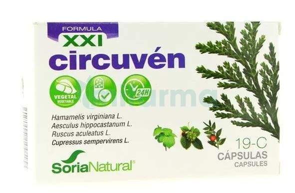 Circuven 19-C Formula XXI Soria Natural 30 Capsulas
