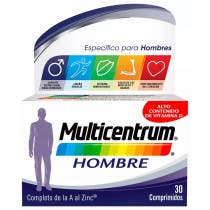 Multicentrum Hombre 30 comprimidos