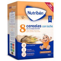 Nutriben 8 Cereales Miel con Leche Adaptada 600g