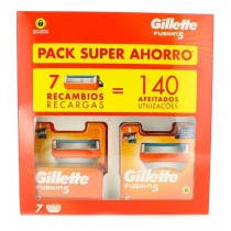 Pack Ahorro Gillette Recambios Fusion5 7 Uds