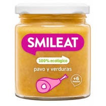 Smileat Tarrito de Pavo con Verduras 100 Ecologico 230g