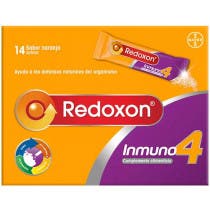 Redoxon Inmuno 4 Vitaminas y Defensas 14 Sobres