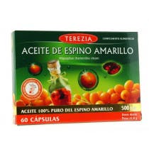 Aceite Espino Amarillo 100  Puro 500mg Terezia 60 Capsulas