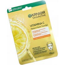 Garnier Tissue Mask Mascarilla Facial de Tejido Vitamina C y Acido Hialuronico 1 ud