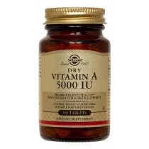Solgar Vitamina A seca 5000 UI 100 comprimidos