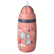Tommee Tippee Vaso SuperStar Termico con Cana 266 ml 12m Rosa