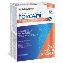 Arkopharma Forcapil Fortificante Keratina+ 2x60 Cápsulas + 1 Mes de Regalo