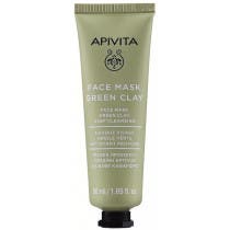 Apivita Mascarilla Facial de limpieza profunda de Arcilla Verde Green Clay 50ml