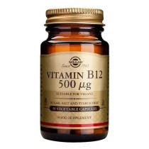 Solgar Vitamina B12 500 mcg (Cianocobalamina) 50 capsulas vegetales