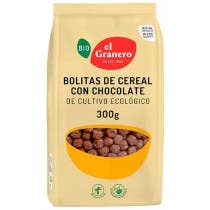El Granero Integral Bolitas de Cereales con Chocolate Bio 300 gr