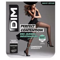 Dim Perfect Contention Medias de Compresión Transparente Negro Talla 1